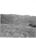 Vista with mountains, marked Temple of ##Manco Manba