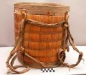 Large basket used by women to carry ubis and their leaves