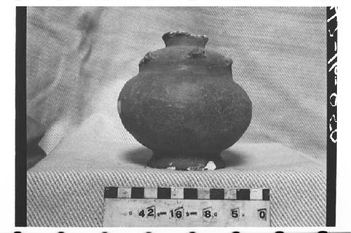 Small Annular-Based Pottery Jar