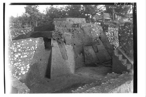 General view of pyramid from southeast