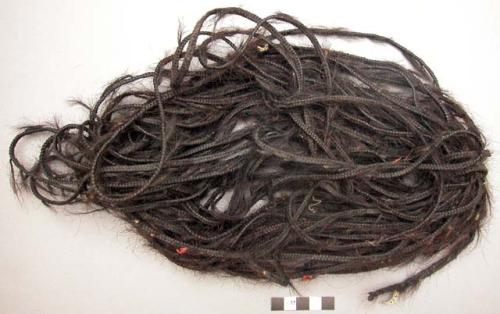 Belts of human hair