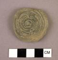 Worked sherd (coiled)