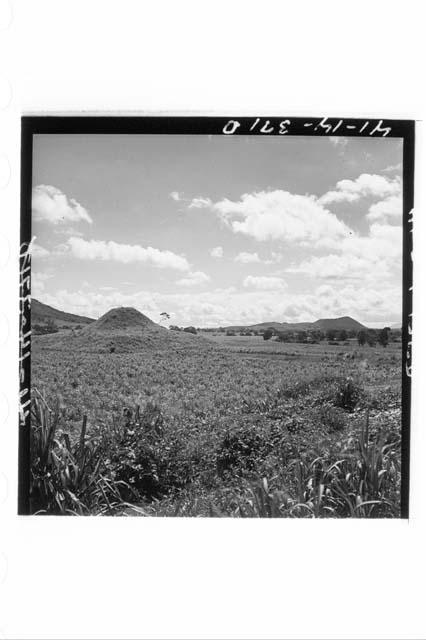 Panorama (10 pictures-360 [degrees]) of Main Group of ruins and outlying mounds,