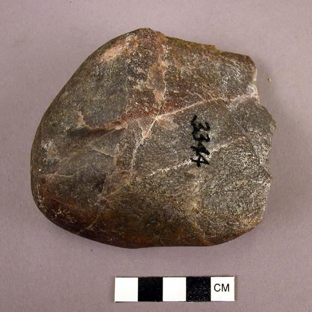 Stone chopper (quartzite) – Objects – eMuseum