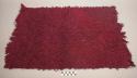 Small dark red cotton rugs - 28" x 19"