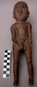Small wood male figure; probably made for Japanese tourist trade
