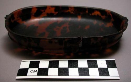 Tortoise shell dish