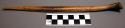 Undecorated cassowary bone, used largely for arranging hair or killing