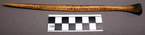 Cassowary bone dagger - used mostly in killing lice (cf. 39-17-70/1239)