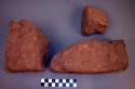 Red adobe brick - in 3 pieces