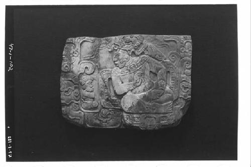 Carved jade plaque