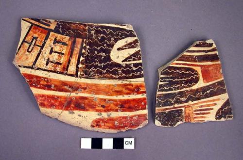 Restorable sikyatki polychrome potsherd