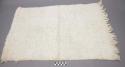 Small white cotton rug - 22" x 33"