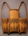 Woven bamboo carrying case for crossbow, arrows & knife