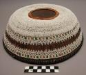 Small beaded basket (batoe sahab) - used chiefly to cap the offerings +