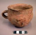 Plain pottery cup