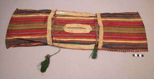 Cloth saddle bag