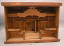Model of a Japanese temple