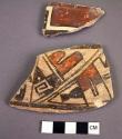 Selected potsherds