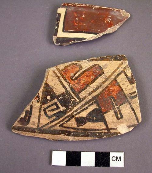 Selected potsherds