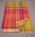 Silk loin cloth with pattern derived from mat looms of Chantabun
