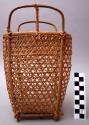 Miniature rattan carrying basket - probably toy model