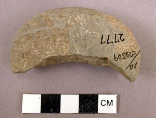 Groundstone fragment