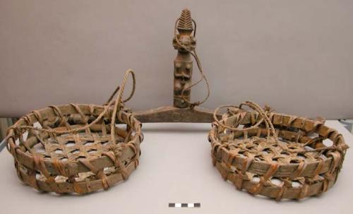 Basketry scales and large basket