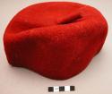 Felt hat, red