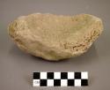 Small bowl made of tuff. Catalog: “stone mortar”.