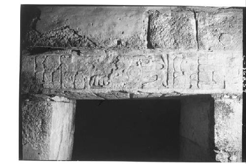 Temple of Four lintels.  Hieroglyphic lintel Number 1.