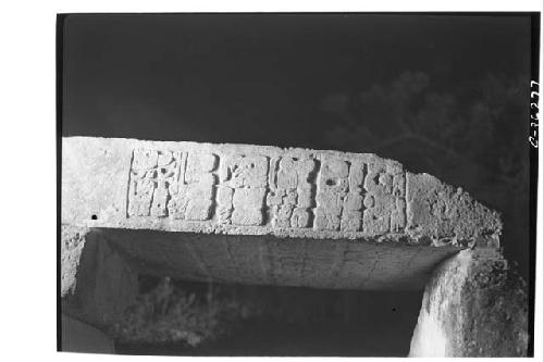 Temple of Four Lintels.  Hieroglyphic Lintel number 3.