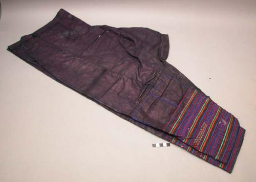 Pair of cotton trousers