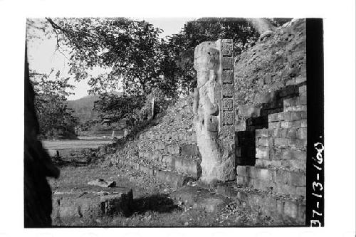 General view of Stela 1