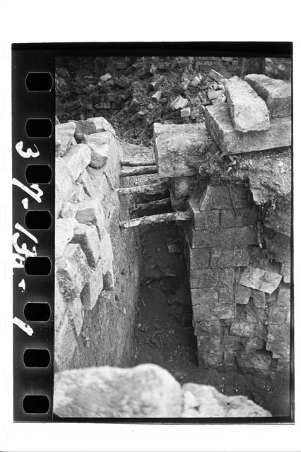 Passageway in east room