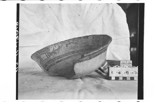 Tripodal Nicoya (?) Polychrome Bowl