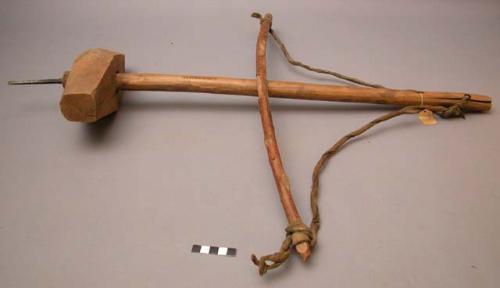 Carpenter's bow drill - used to drill holes in wood (barma)