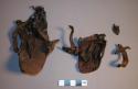 Sandal pair, leather, child's