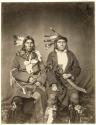 Portrait of Che-Tan-wa-ku-wa-ma-ni and Wa-kin-yan-ta-wa; Mdewakanton Sioux
