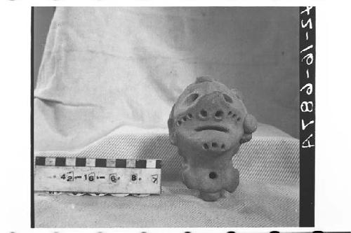 Broken Handle with Hollow Shaft and Cascabel Animal-Effigy Head