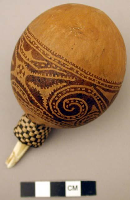 Gourd lime container