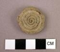 Worked sherd (coiled)