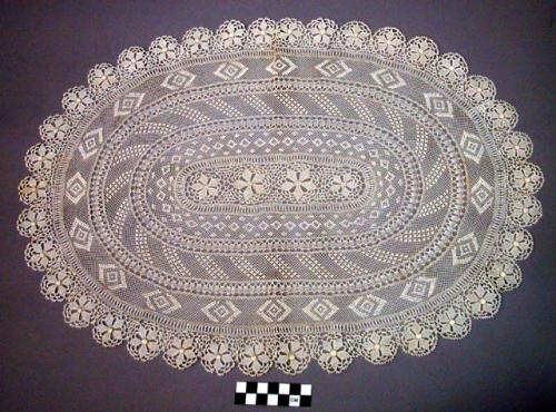 Oval doily