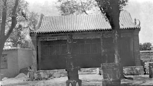 Building with tiled roof