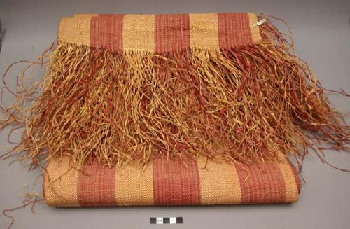 Grass cloth curtain