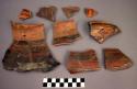50 (approx.) sherds of restorable polychrome water jar