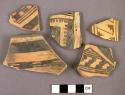 Selected potsherds