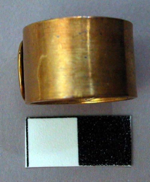 Unornamented Brass Ring with Inscription Inside