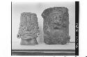 Plumbate head jar on annular base and plumbate head and arm jar