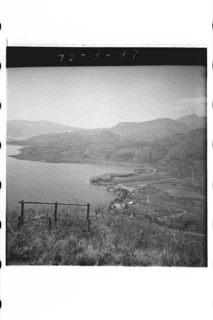 Environment of ruins of Calderas & Amatitlan 97 - looking S.E.- Calderas on edge